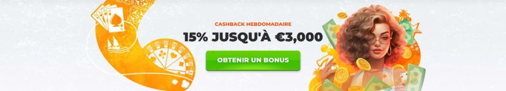 Betriot Casino cashback hebdomadaire