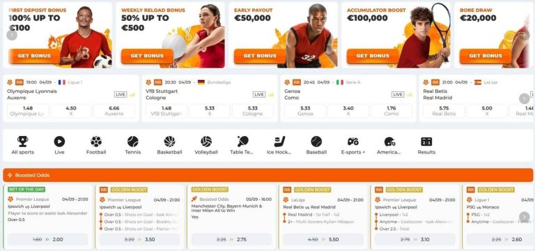 Betriot Casino paris sportifs